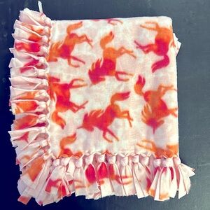 Fleece tie blanket